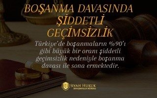 Boşanma davalarında şiddetli geçimsizlik ile ilgili merak ettiğiniz